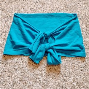 tube top with 2 ties in back
